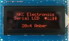 Serial LCD Module 20x4 Amber on Black 5V UART I2C SPI for Arduino