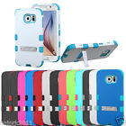 For Samsung Galaxy S6 / Edge G920 Shockproof Hybrid Case w/Stand DualLayer Cover
