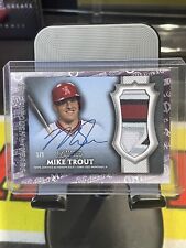 New Listing2021 Topps Mike Trout Through The Years Dynasty Auto Patch 1/1 TTY-9 Reprint*