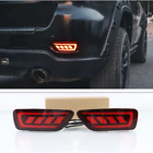 For JEEP Grand Cherokee 2011-2021 LED Rear Fog Light Tail Bumper Light Sets 2pcs (For: More than one vehicle)