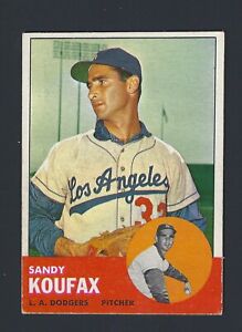 1963 Topps Sandy Koufax #210 - HOF Star - Los Angeles Dodgers