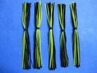 5 silicone Skirt BLACK/CHART  #5-9193 Lure Spinnerbait Buzz jig Bass Tackle