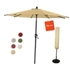 New Listing 9FT Sunbrella Umbrella Market Table Sun Umbrella Sunbrella Canvas Wheat