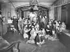1931 Pi Kappa Alpha Fraternity and children with Santa Claus 8 x 10 photograph
