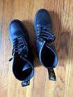 Dr. Martens 1460 Women's Original Smooth Leather Lace Up Boots - Black, Size 8