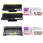 2Pk TRS TN580 DR520 Compatible for Brother DCP8060 HL5240 Toner and Drum Unit
