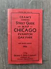 1936 Cram’s Street Guide Chicago Evanston Oak Park, 31 Pages, Excellent Shape!
