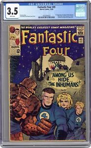 Fantastic Four #45 CGC 3.5 1965 3922834025 1st app. Inhumans