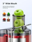 New ListingCentrifugal Juicer Machine Juice Extractor for Fruit Vegetable Wide Mouth