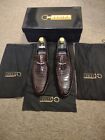 ZILLI AUTHENTIC CROCODILE LEATHER  LOAFERS SHOES US SIZE 12  Retail P $ 4200