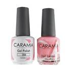 CARAMIA Gel Polish & Nail Lacquer Matching Duo 0.5oz/15mL Part 1! On Sale
