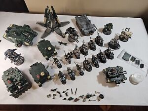 Warhammer 40k Dark Angels Pro Painted Vehicles,Tanks,Pod And More Lot Of 26 + E3