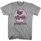 Woodstock Hippie Rock Festival Men's T-Shirt Dove Guitar Logo 1969