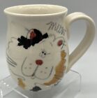 New ListingWhisker Kins - Kitty Cat Coffee Tea Mug - Hand Painted Tabby & Calico - Barnhart