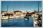 Fisherman's Wharf San Francisco California CA Boats & Fishing VINTAGE Postcard