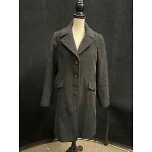 Michael Kors Black Wool Coat Size 14