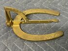 Vintage Brass Farrier Blacksmith Tool Horseshoe Angle Gauge
