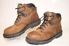 Timberland Pro Series Mens 12 Wide Brown Leather Chukka Work Boots 33046