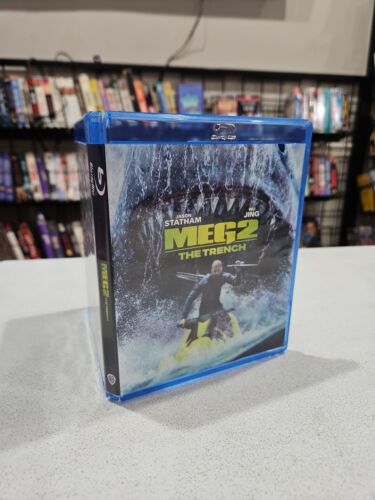 Meg 2 The Trench (2023,Blu-ray) No Digital 📀 BUY 2 GET 1 FREE 🇺🇸 SHIPPED