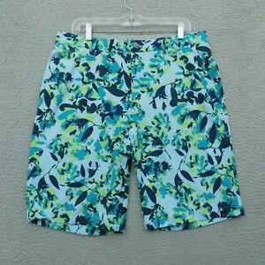 Adidas Shorts Mens 34 Blue Ultimate 365 Stretch Floral Golf Smart Casual 7064