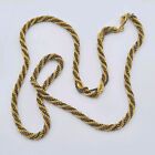 Jewellery CH 18k Stamped 18 Karat Gold Plated Necklace Chain Slightly Damaged