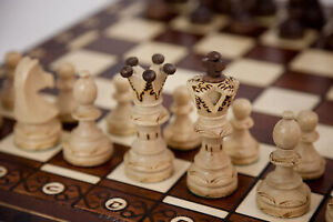 Large Handmade Wooden Chess Set 21