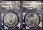 2021 (W) Type 1 & Type 2 Silver Eagle 2 Coin Set! ANACS graded MS 70! sku 03448