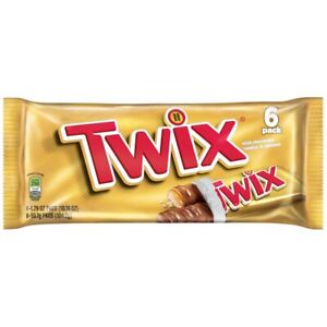 Twix Caramel Cookie Chocolate Candy Bar Singles, 1.79 Ounce (Pack of