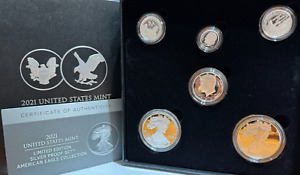 2021 US LIMITED EDITION SILVER PROOF SET AMERICAN SILVER EAGLE COLLECTION