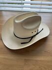 Stetson Spartan Straw 6X Natural Color Cowboy Hat 7 1/4 58CM Used