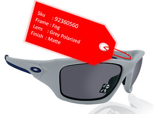 Oakley sunglasses Valve Matte Fog Grey Polarized lens NIB OO9236-0560