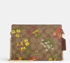 NWT Coach Slim Crossbody In Signature Canvas With Floral Print CR240