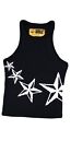 crtz tank top black/white stars size M. new with tags and original packaging.