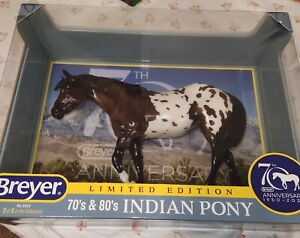 New ListingNRFB Breyer Glossy CCA Indian Pony 70th Anniversary Appreciation Model Horse Box