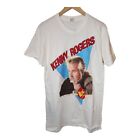 Vintage Kenny Rogers Shirt Dolly Parton Era 1986 Tour Live Concert XL Gambler