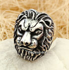 Handmade New Design Solid 925 Sterling Silver 3D Lion Men's Woman Ring