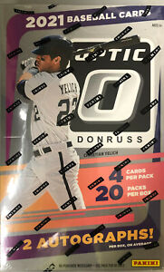 MLB BASEBALL - 2021 Donruss Optic Baseball Cards Hobby Box (20 Packs) #NEW