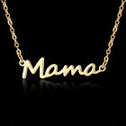 Stainless Steel Mother's Day Mama Mom Baby Pendant Necklace Chain Women Gift