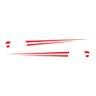 Car Body Vinyl Stickers Decoration Decal Racing Stripes Styling Red Accessories (For: More than one vehicle)