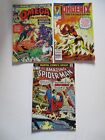 Marvel Comics Lot of 3, Spider-Man + 2 Others, One Price for All! (J)