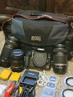 Canon EOS Rebel T1i 500D Camera w/ 18-35mm & 55-250mm Lenses, Case Included
