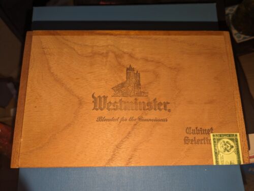 New ListingVintage Empty Westminster Cabinet Selection Wood Cigar Box