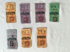LOT OF (7) 1976 — 1979 DETROIT TIGERS VINTAGE TICKET STUBS VERY GOOD CONDITION