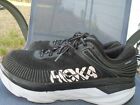 Men's Hoka One One Bondi 7 Running Shoes Size -10.5 Black/White 1110518