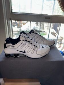 Nike Shox Men’s Size 9.5 - Nike Shox NZ White Black - 378341-190
