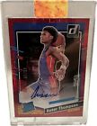 2023-24 Donruss NBA Ausar Thompson Rated Rookie Auto Choice Red #/99