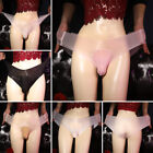 Sexy Male Pouch Panties Mens Sheer Ice Silk Gay Underwear Lingerie Thongs Mesh