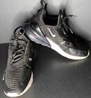 Nike Air Max 270 Black White Mens 9.5 Running Athletic Shoes