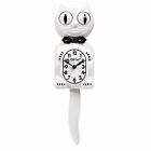 Kit Cat Clock White Gentleman with black bow Tie Full Size 15.5 