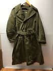 New ListingVintage US Army Military Trench Wool Removable Liner Overcoat Mens Short Small